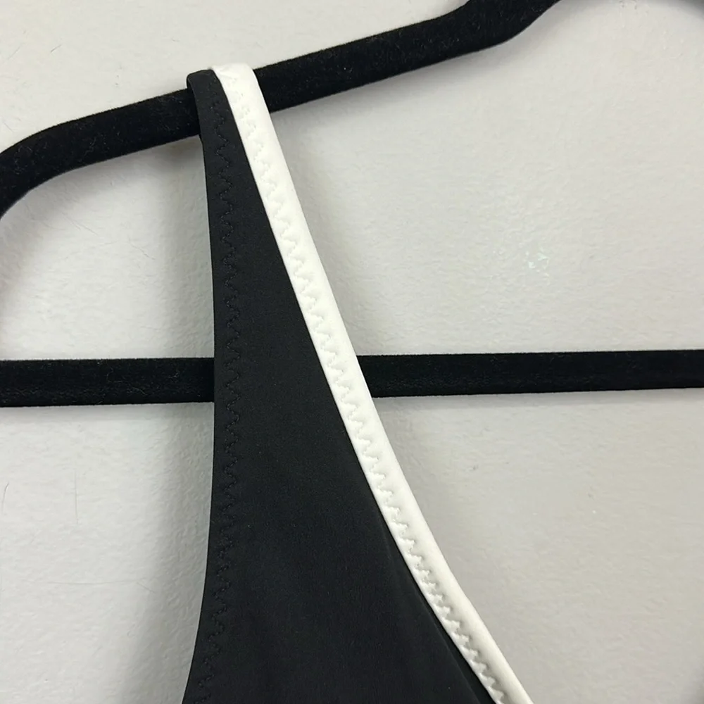 NWOT Seaside Cutout One-Piece Swimsuit Black Size M